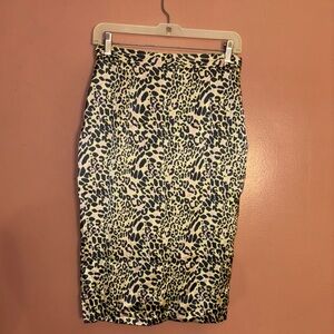 Fletch Women Multicolored Animal Print Skirt Size Medium
